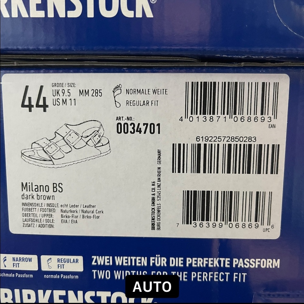 BIRKENSTOCK MILANO NATURAL LEATHER SANDALS - Picture 10 of 10